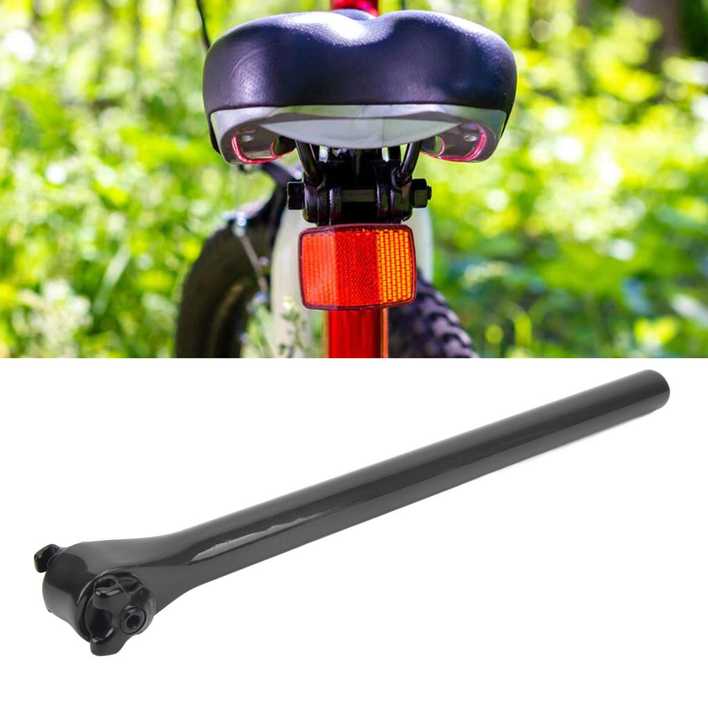Road Bike Seatpost Carbon Light Shock Absorption Bike Accessory for Replacement