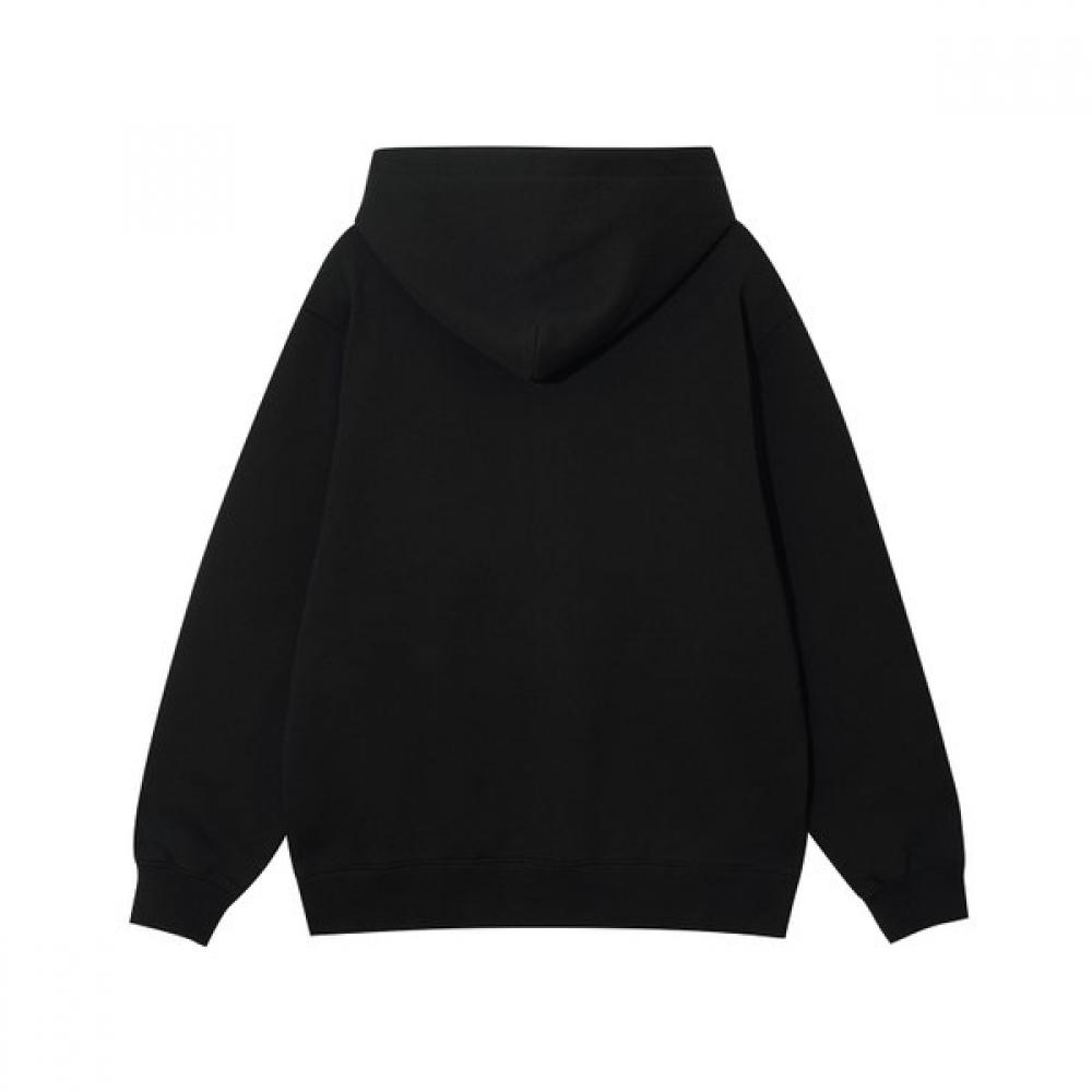 Kangol Letter Semi Overfit Zip Up Black 5141
