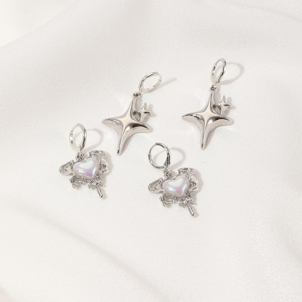 Summer Hot-selling European and American Yk Style Earrings, Star Love Styling Trend Personalized Earrings Women