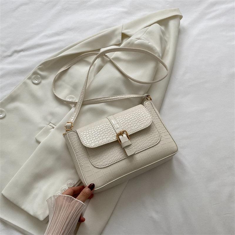 Bag Women's New Fashion Retro Small Square Bag Niche Texture Versatile Shoulder Bag Messenger Bag Trend