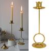 Contemporary Metal Candle Holder Iron Taper Candle Stand Candlestick Stand for Romance Wedding Centerpieces Decoration