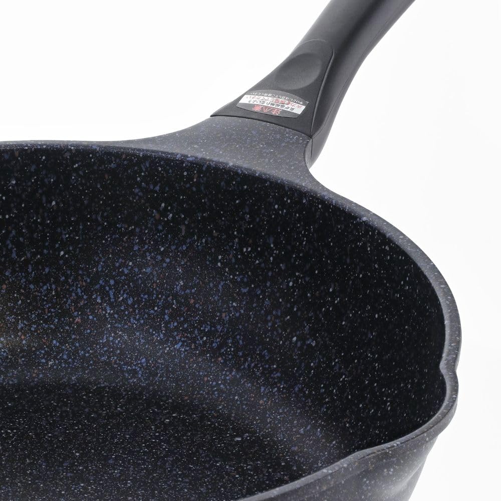 Bestco Frying For Gas Stove Diamond Easy Neo Pan, Deep, 26cm, Only, Double-sided, Coat, Marble, ND-3507, Light,