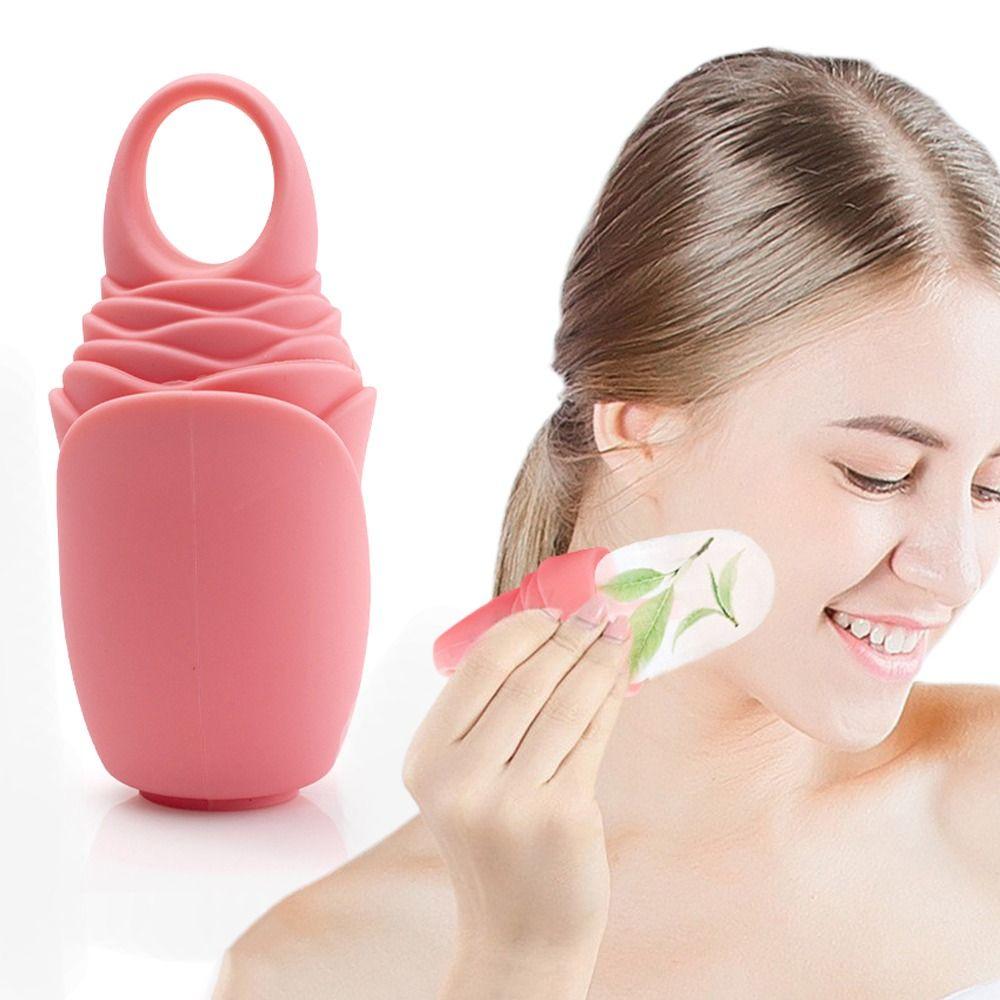 

Cold Therapy Ice Face Roller Alleviate Puffiness Cooling Face Contour Globes Eye Bag рожевий