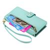 DF-011 For Xiaomi 14T Case Zipper Pocket Wallet Leather Phone Cover with Straps