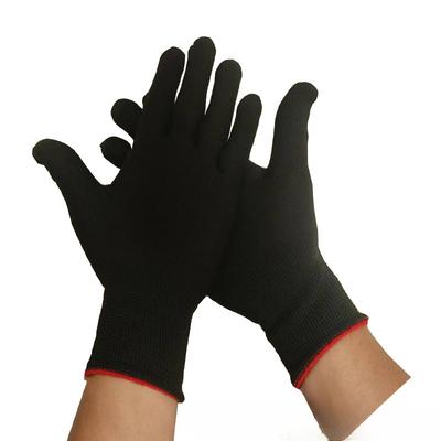 Thin Nylon Black Gloves