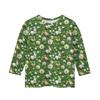 Print Tops For Youth Girls Round Neck 3/4 Sleeves T-Shirts Trendy Tops Outfit Tees