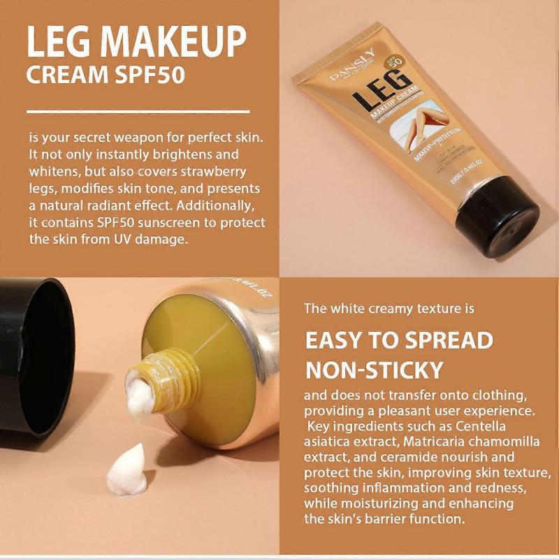 Leg and Body Makeup Waterproof No Transfer, Leg Make Up to Cover Veins, Full Coverage Concealer, Flawless Looking Legs, Even Skin Tone, Covers Blemish