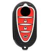 New 3 Buttons Silicone Car Key Case Cover For Alfa Romeo Mito Giulietta Folding Flip Remote Car Key Shell