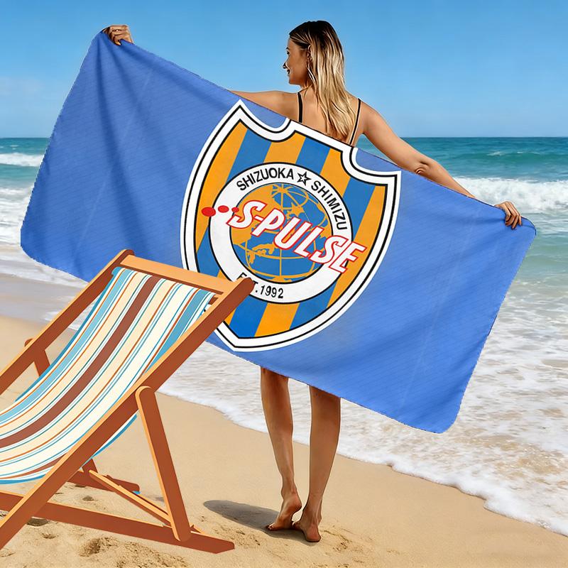 Shimizu S-Pulse Print Beach Towel, Large Soft Quick Dry Towel for Beach Camping Swimming