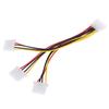 4 Pin Ide 1-To-3 Molex Ide Female Power Supply Splitter Exentsion Adapter Cable