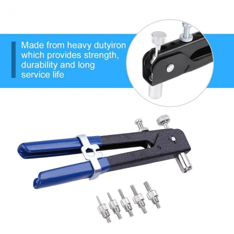 86-teiliges Nietpistolen-Set mit robusten Muttern und Gewinde, Nietmuttern, Nagelpistole, Haushaltsreparatur-Werkzeugset, Handnietmuttern-Set