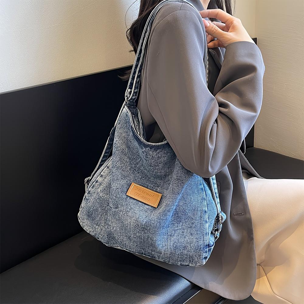 Casual Large Canvas Two Ways To Wear Tote Bag For Women Adjustable Strap Zip Closure Polyester Lined Multi-Functional Travel Backpack