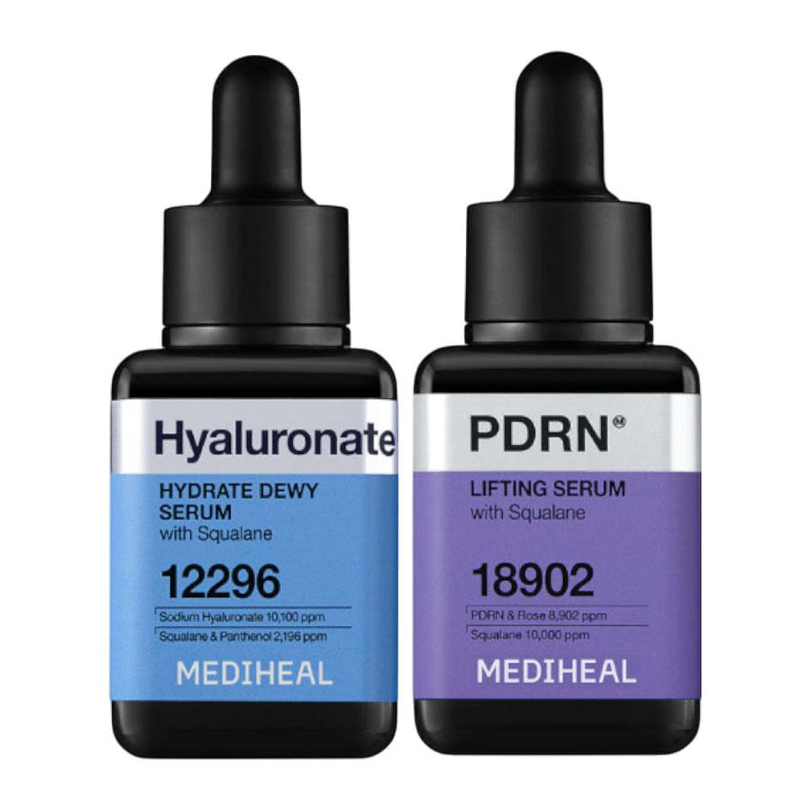 

MEDIHEAL Hyaluronic Acid + PDRN Serum Double Set (40ml + 40ml) Hyaluronic + PDRN