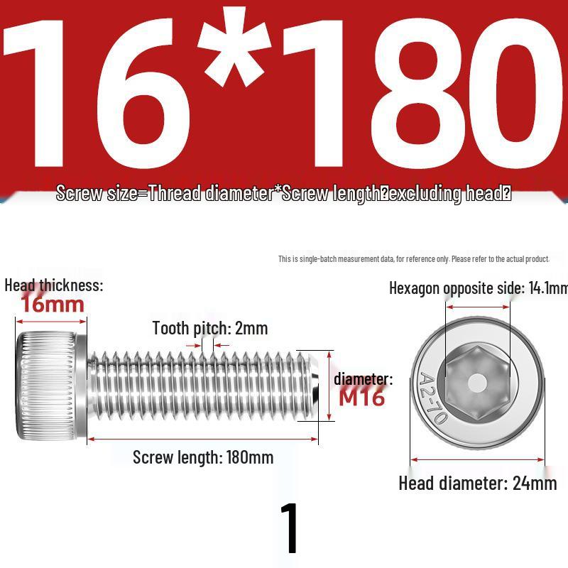 304 Stainless Steel Hex Socket Cap Screw with Extended Thread