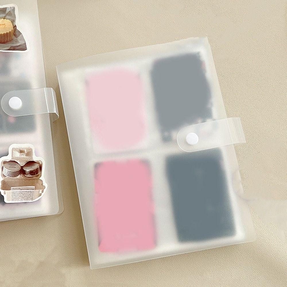 3/4/5/6/7inch Photo Album Plastic Star Card Holder Practical Card Collection Album For Photos