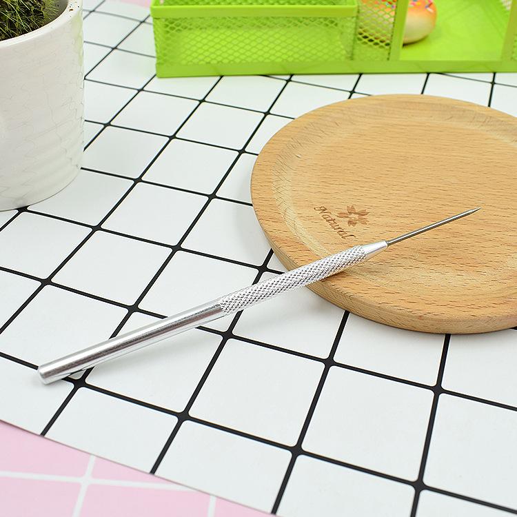 Ultraleichtes Polymer Clay Formset: 7 Nadeln mit Texturbürste