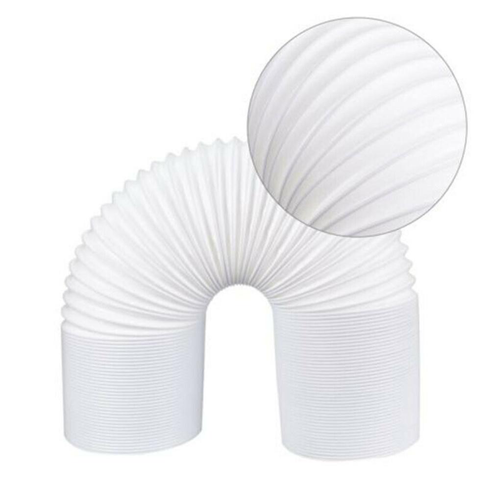 2M Extra Long Universal Air Conditioner Exhaust Hose 130Mm Telescopic Home Hotel Portable Duct High Flexibility No Air Leakage