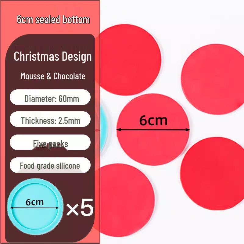 Silicone Christmas Sleigh Mold: Food-Grade Chocolate Shells for Fun Festive Cake and Mousse Decorations