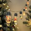 2025 Festive Santa Claus String Lights for Indoor Decoration