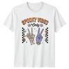 Spooky Vibes Only TShirt Retro Groovy Halloween Gift For Him And Her
