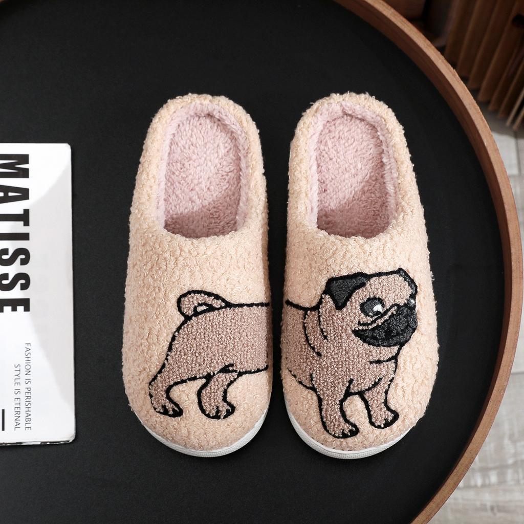 Women Winter Home Warm Slippers Indoor Cute Cartoon Cat Soft Sole Exquisite Bedroom Anti-slip Comfort Fashion Cotton Shoes