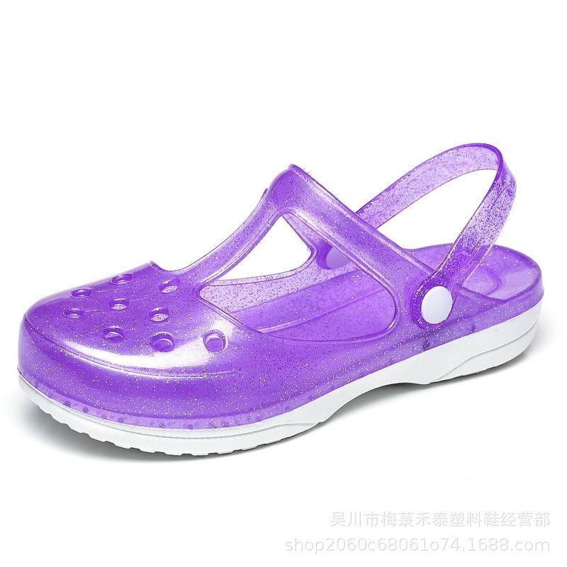 New Summer Hole Shoes Women's Sandals Jelly Shoes Women's Cool Slippers Nurse Shoes Garden Shoes