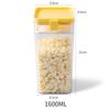Transparent Sealed Plastic Food Storage Container for Kitchen Refrigerator, 500/1000/1600ML Noodle Box, Multigrain Storage Tank