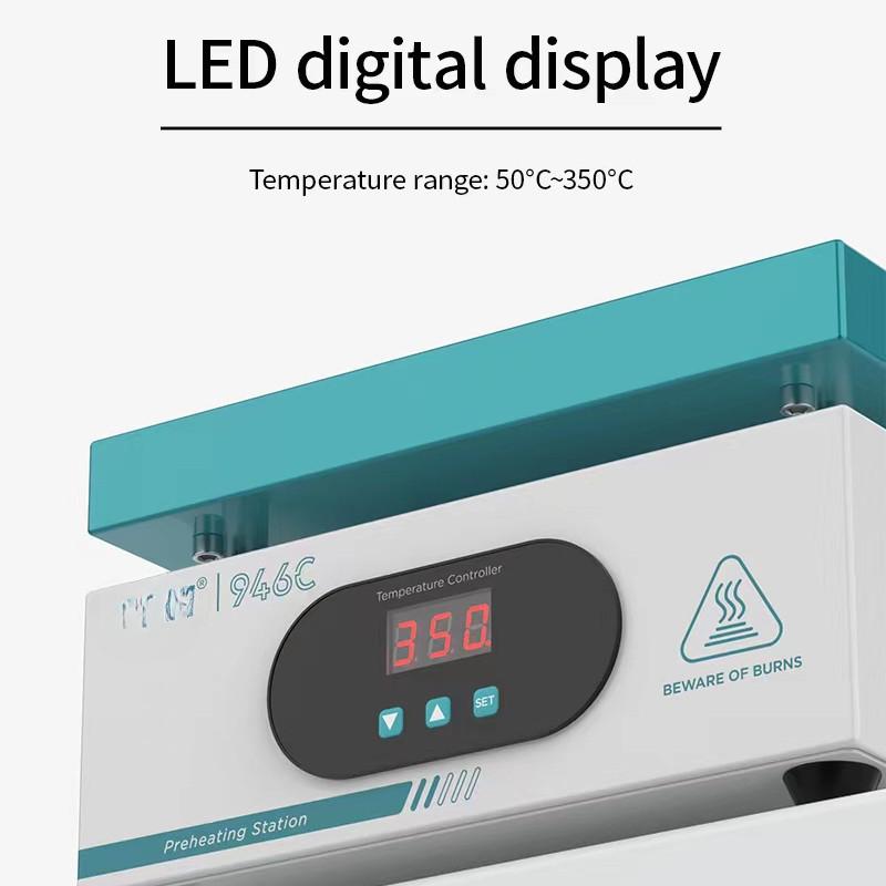 600W Electronic Hot Plate Constant Temperature Heating Platform Preheating Station for BGA PCB SMD Heating Led Lamp Desoldering 200x200MM