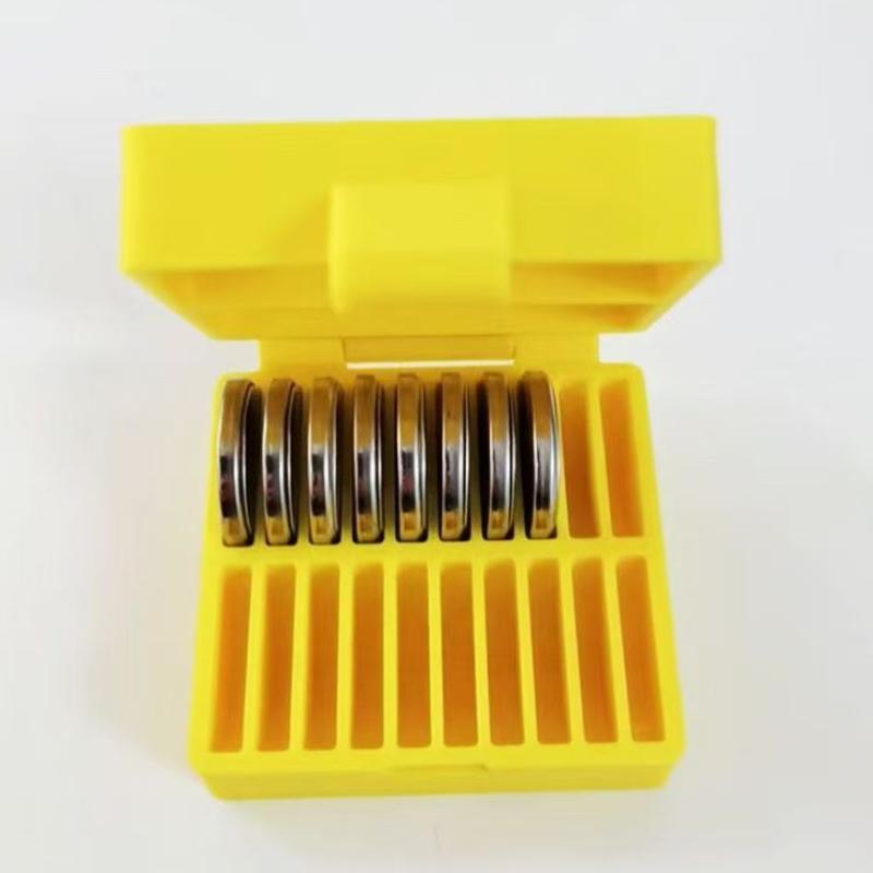 1Pcs Cr2450/Lr44 Button Battery Storage Case Organizer 10/20 Grids Cr2032 Button Battery Storage Box