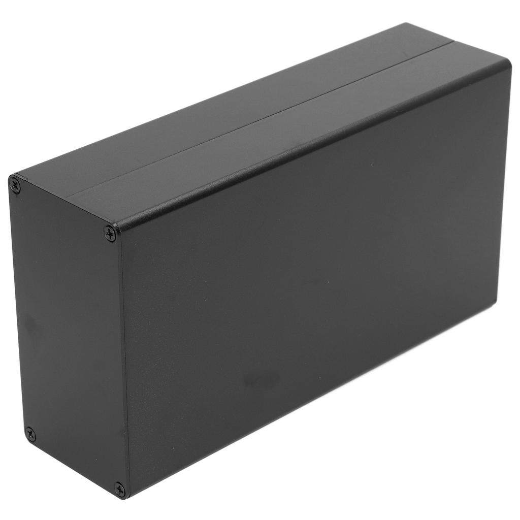 Aluminum Alloy Electric Box Power Amp Project Case Split Enclosure 58x110x200mm Matte Black