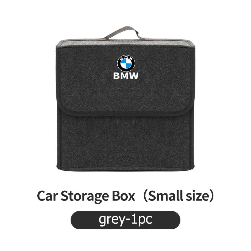 For BMW Car Large Capacity Felt Trunk Storage Box Interior Accessories X3 X5 M5 M3 E46 E90 E60 F10 E39 F30 E36 G30 E87 E70 Blcr33