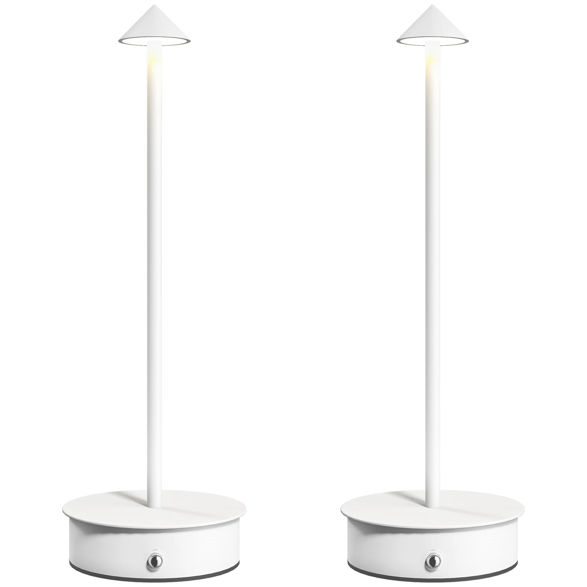 Set of 2 Rechargeable LED Table