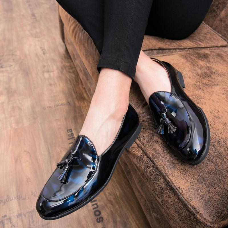 Summer Loafers Men Single Foot Casual Comfortable Brand Small Leather Shoes Men Business Shoes Size 37-48 Men Shoes