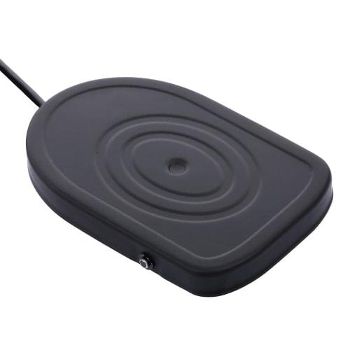Wscoficey USB Foot Switch, Metal Foot Switch, Pedal Controller for Keyboards, Multimedia Functions, and Strings
