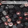 FamGift Car Bicycle Tire (Dustproof) Universal Valve Cover with Seal Valve (Black 15 Pieces)