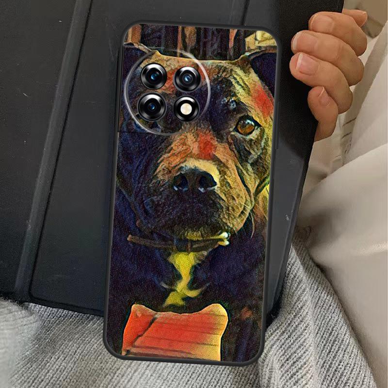 Staffordshire Bull Terrier Dog Case For OnePlus Nord 5 CE 2 3 4 Lite N20 N30 OnePlus 15 13 12 11 10T 10R 12R 13R 13T Cover