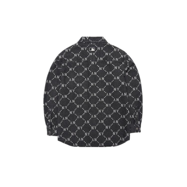 MLB Old Flower Shirt Unisex Black 3ADRMN421-50BKS