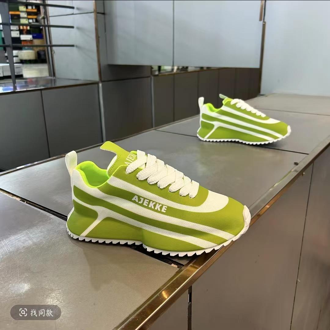 

Men s shoes 2025 summer new trend fashion mesh bag bottom dad shoes versatile comfortable popular sports and leisure shoes 44