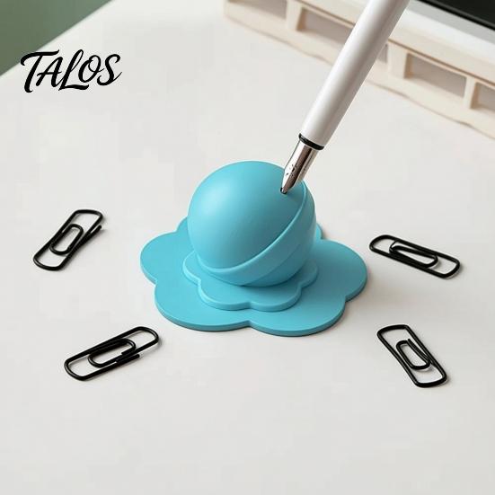 3D Printed Pen Holder Desk Organizer, Creative Melting Lollipop Holder, Novelty Stand Multifunctional Pencil Stand, Compact Office Decor And Gift for