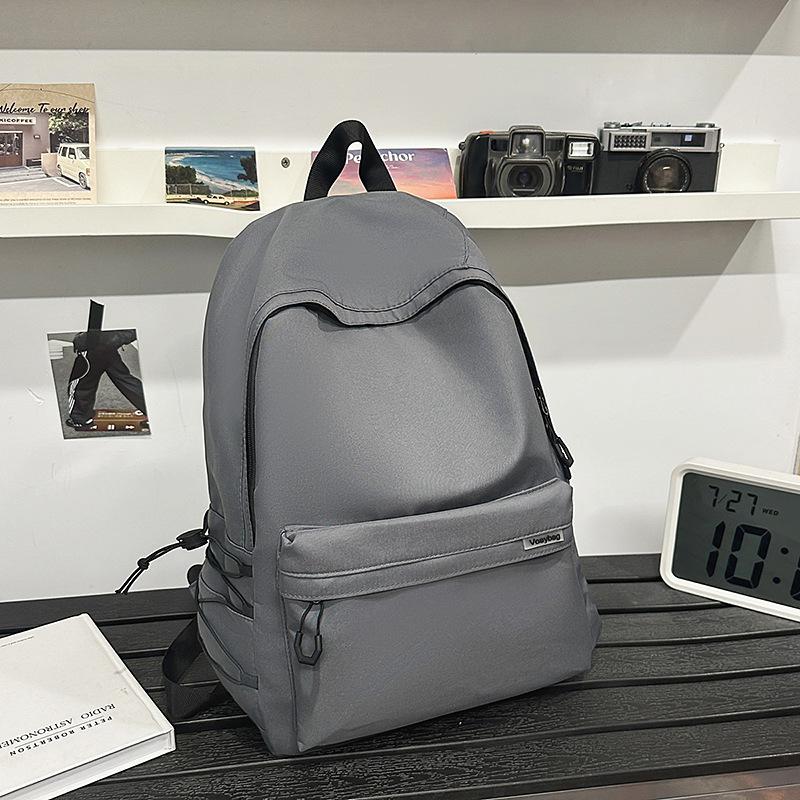 Schoolbag Trendy Cool Schoolbag Male College Student Simple Versatile Large Capacity Computer Travel Backpack Lightweight Female High School Backpack