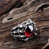 Gothic Signet Ring Dark Stone 394