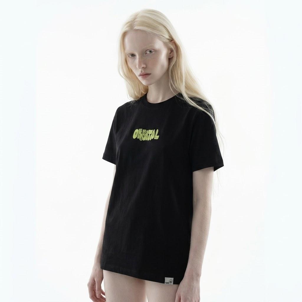Adult Ladies Sesame Street Minimal T-Shirt No Big Logo M чёрный