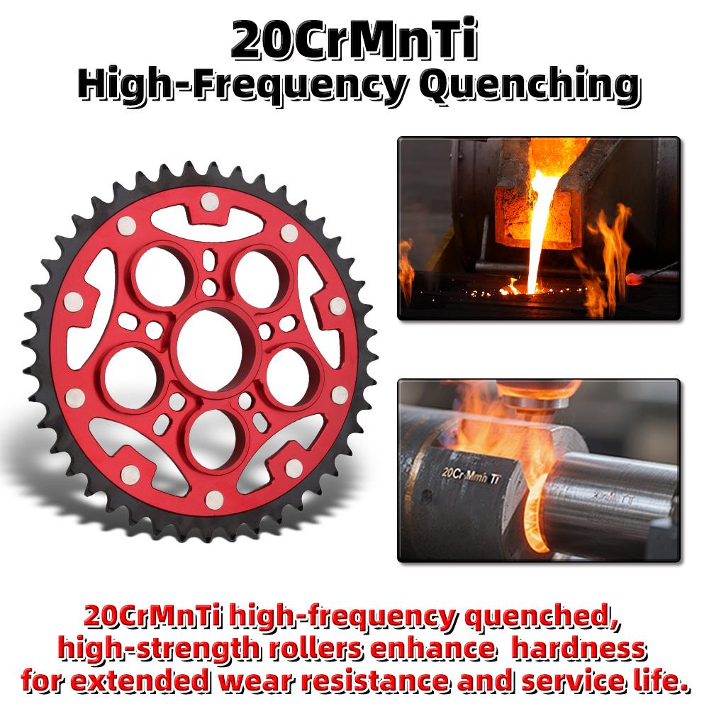 MRRANGT Motorcycle Sprocket Kit 14T 44T Large Gear For CFMOTO 250SR MY22 MY23 450SRS 450NK 450SR Single Swingarm