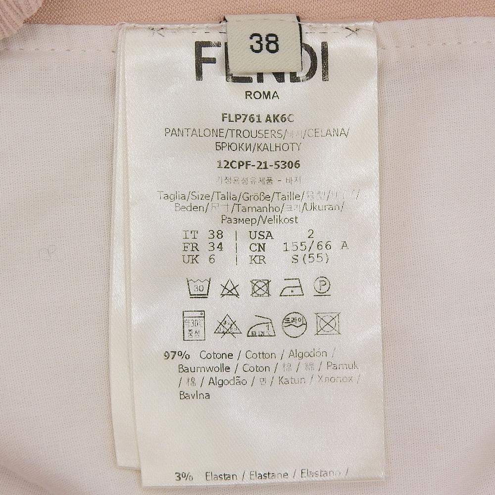 Fendi Excellent Condition FF All-over Print Shorts, Women's, Pink, Size 38, FLP761 AK6C Bottoms 38 PinkUsed