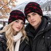 Thickened Double Layer Knit Beanie Warm Knitted Hat Streetwear Winter Skull Cap  Outdoor