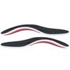 Unisex Flatfoot Orthotic Insole Arch Support Plantar Fasciitis Pain Relief Correction Foot Pad(Red BottomBlack   L: 4146)
