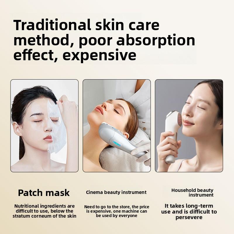 AI Intelligent Micro-current Mask Instrument Facial Lift Firming Massage Beauty Skin Care Electronic Massager