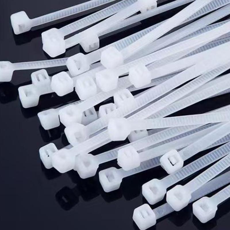 500/100 Stück Großhandel Kunststoff Nylon Kabelbinder Selbstsichernde Kordelriemen Verstellbare Kabel Befestigungsschlaufe Heim Büro Draht Kabelbinder