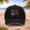 Kidney Cancer Awareness Baseball Cap Lightweight Adjustable Unisex for Running Fitness Outdoor Sports