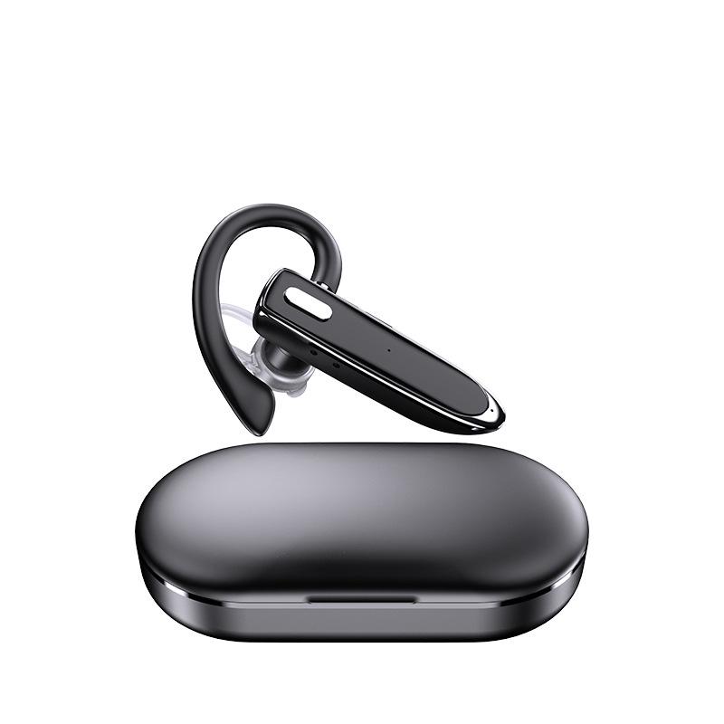 True Wireless Bluetooth Earhook Earphones with Noise Cancelling & Music Calling Features